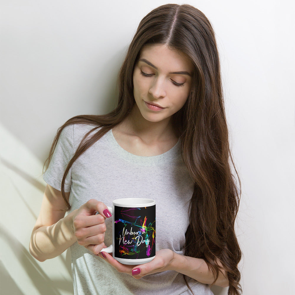 Personal Coffee Mug- "Unbox". Gift For Her. WickedYo